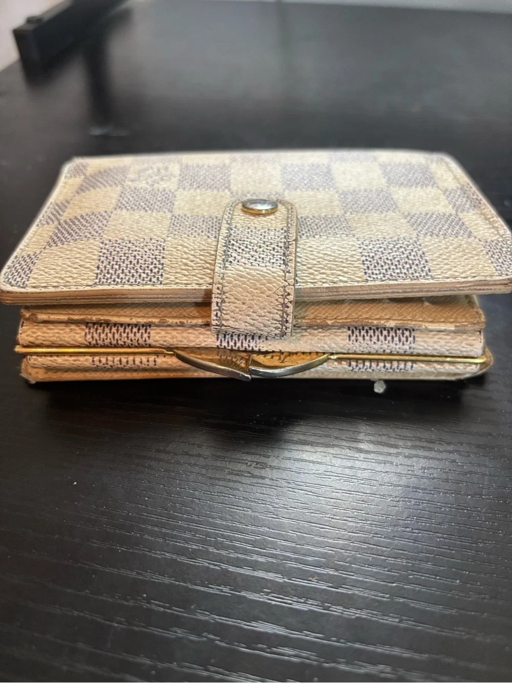 Authentic Louis Vuitton Damier Azur Portefeuille Viennois– Fair/Functional